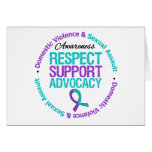 Respect Support Advocacy Domestic Violence Greeting Card