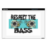 Respect The Bass Decal For Laptop
