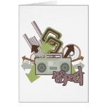 Respect the Beat Boom Box Card