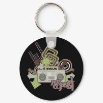 Respect the Beat Boom Box keychains by doonidesigns Respect the Beat Boom Box keychains
