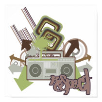 Respect the Beat Boom Box posters