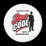 Respect the Bro Code magnets