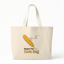 Respect The Corn Dog? Canvas Bag