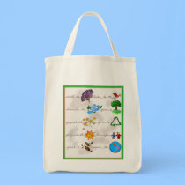 Respect the Earth, Love your Children Grocery Bag