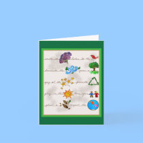 Respect the Earth, Love your Children Note Card