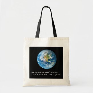 Respect the Earth Tote bag