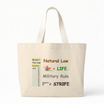 Respect the Law Tote bags
