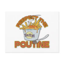 Respect The Poutine Postcards