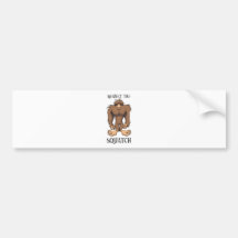 RESPECT THE SQUATCH BUMPER STICKER