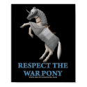 Respect the War Pony posters by thefrozenduck Respect the War Pony posters