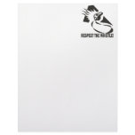 Respect The Whistle Personalized Letterhead
