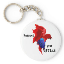 Respect your Bettas Keychain