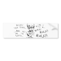 Respect Your Elders...and get me BLACK Coffee! bumper stickers by serenitystudios Respect Your Elders...and get me BLACK Coffee! bumper stickers