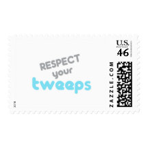 respect your tweeps postage stamps