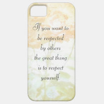 Respect Yourself (Dostoyevsky Quote) Iphone 5 Case casemate cases
