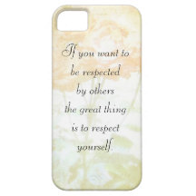 Respect Yourself (Dostoyevsky Quote) Iphone 5 Case