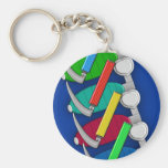 Respiratory Therapist Art Gifts Keychain