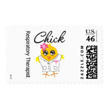 Respiratory Therapist Chick Postage Stamp