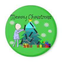 Respiratory Therapist Funny Christmas Cards magnets by gabelstories Respiratory Therapist Funny Christmas Cards magnets