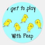 Respiratory Therapist Gifts--Hilarious Round Stickers