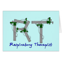 Respiratory Therapist Gifts O2 Tank Design cards