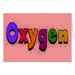Respiratory Therapist "Oxygen" T-Shirts & Gifts Greeting Card