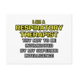 Respiratory Therapist...Superior Intelligence Post Cards