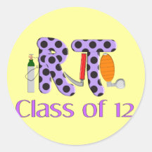 Respiratory Therapy Class of 2012 Stickers