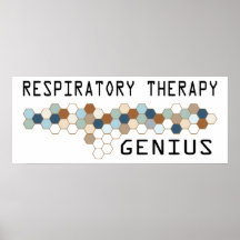 Respiratory Therapy Genius Poster