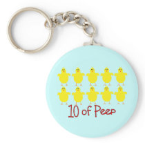 Respiratory Therapy Gifts "10 of PEEP"  Funny Keychain