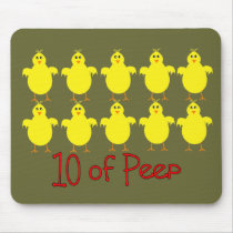 Respiratory Therapy Gifts "10 of PEEP"  Funny Mouse Mat