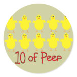 Respiratory Therapy Gifts "10 of PEEP"  Funny stickers