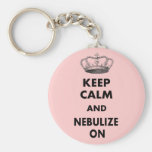 Respiratory Therapy Gifts "Keep Calm and..." Key Chain