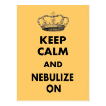 Respiratory Therapy Gifts "Keep Calm and..." Postcards