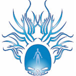 Respiratory Therapy Skull Photo Cutout