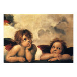 Response Card; Sistine Madonna Angels by Raphael Custom Announcement