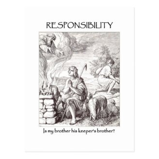 responsibility-is-my-brother-his-keepers-brother postcard