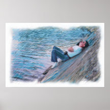 Rest For The Weary Painting Poster