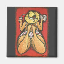 Rest Fridge Magnet