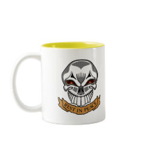Rest In Peace Skull Coffee Mug