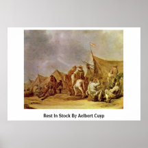 Rest In Stock By Aelbert Cuyp Posters