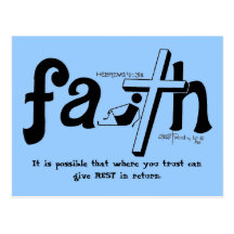 Rest of Faith Post Card