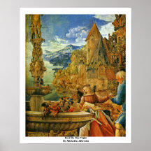 Rest On The Flight By Altdorfer, Albrecht Print