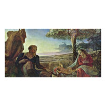 Resto en el vuelo de Runge Philipp Otto tarjetas con fotografías by Artcollection Resto en el vuelo de Runge Philipp Otto tarjetas con fotografías
