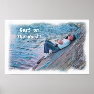 Rest On The Rock Poster