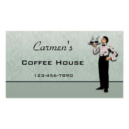 Restaurant  Business Card (front side)
