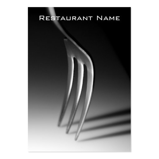 Restaurant Business Card (front side)
