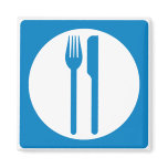 Restaurant Highway Sign Refrigerator Magnet