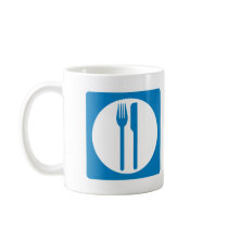 Restaurant Highway Sign mugs