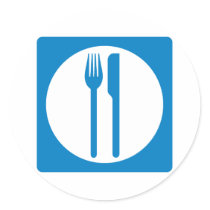 Restaurant Highway Sign stickers